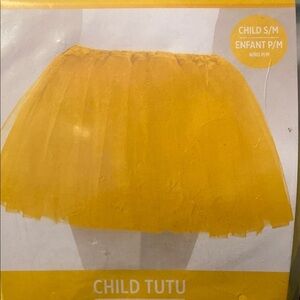 Child’s yellow Tutu Halloween or dance costume